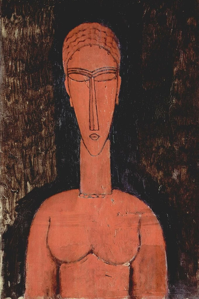 Amedeo Modigliani - Busto rosso